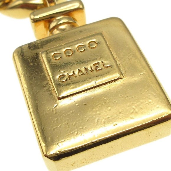 Chanel Perfume Chain Belt Gold Small Good - Picture 3 of 4
